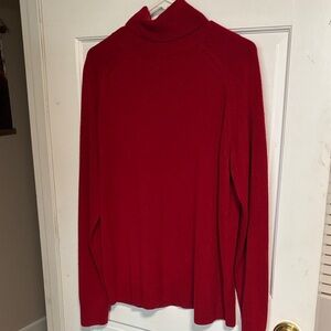 Karen Scott Red Turtleneck Sweater